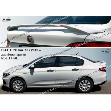 Fiat Tipo sedan 2015+ zadný spoiler (EÚ homologácia) Fiat Tipo sedan 2015+ zadný spoiler (EÚ homologácia)