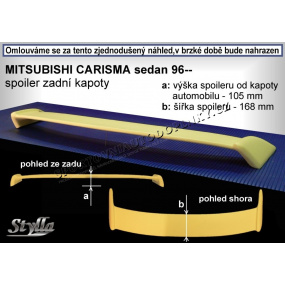 MITSUBISHI CARISMA SEDAN (96-99) spoiler zad. kapoty 