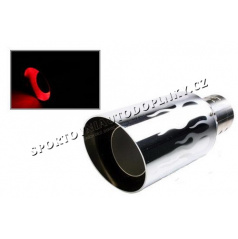red, blue Led Flamed Muffler tip