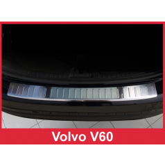 Nerez kryt- ochrana prahu zadného nárazníka Volvo V60 2010-16