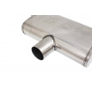 Stredný zadný tlmič 76mm TurboWorks LT 409SS 355mm