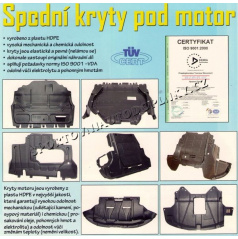 Audi kryt motora spodný