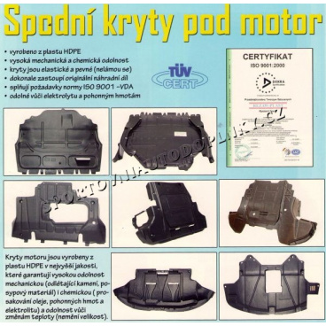 Audi kryt motora spodný Audi kryt motora spodný