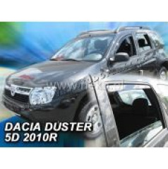 Veterné clony - ofuky okien - Dacia Duster, 5 dver., 2010-, predné + zadné