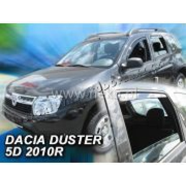 Veterné clony - ofuky okien - Dacia Duster, 5 dver., 2010-, predné + zadné Veterné clony - ofuky okien - Dacia Duster, 5 dver., 2010-, predné + zadné