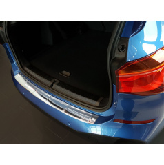 Nerez kryt- ochrana prahu zadného nárazníka BMW X1 F48 2015+ (len pre verziu s M-pack)
