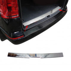 Nerez leštený vnútorný kryt batožinového priestoru Omtec VW T6 2015+ (1-dielne dvere)