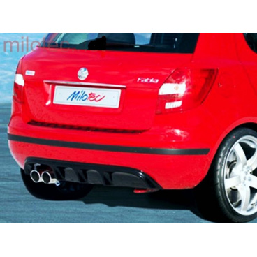 Ochranné lišty predného a zadného nárazníka, Škoda Fabia II Limousine