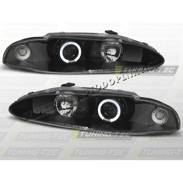 MITSUBISHI ECLIPSE D30 1995-96 PŘEDNÍ ČÍRÁ SVĚTLA ANGEL EYES BLACK MITSUBISHI ECLIPSE D30 1995-96 PŘEDNÍ ČÍRÁ SVĚTLA ANGEL EYES BLACK