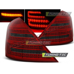 MERCEDES W221 S-KLASA 2005-2009 LED INDIC. ZADNÍ LED LAMPY RED SMOKE