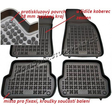 Kia Magentis III, 2012+ gumové autokoberce Kia Magentis III, 2012+ gumové autokoberce