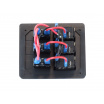 ALU Panel 12V / 24V (3 vodotesné spínače s certifikátom IP68)