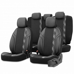 Kompletná sada poťahov na autosedačky OTOM HORIZON 1808 ČIERNA/SIVÁ 3-ZIP Kompletná sada poťahov na autosedačky OTOM HORIZON 1808 ČIERNA/SIVÁ 3-ZIP