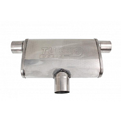 Stredný zadný tlmič 70mm TurboWorks LT 409SS 355mm