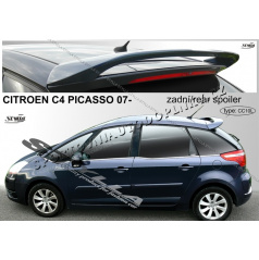 Citroen C4 Picasso 2007- zadný spoiler (EÚ homologácia)