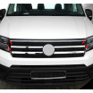 Nerez-kryt masky Omtec VW Crafter 2017-21