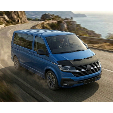 Převlek přední části kapoty černý karbon VW Transporter T6 Převlek přední části kapoty černý karbon VW Transporter T6