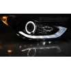Hyundai Elantra 11.2010- predné svetlá black Daylight LED (LPHU09)