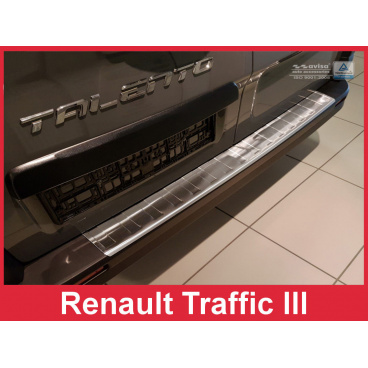 Nerez kryt- ochrana prahu zadného nárazníka Renault Trafic III 2014+