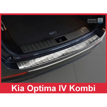 Nerez kryt-ochrana prahu zadného nárazníka Kia Optima IV Kombi 2016+