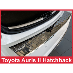 Nerez kryt- ochrana prahu zadného nárazníka Toyota Auris II HTB. 2015+
