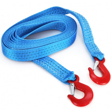 Ťažné lano 5m 80 mm 7500 kg 2x hák II