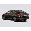 Nerez zadný difúzor výfuku s podlepením 3 ks Škoda Superb III 2015+ Omtec