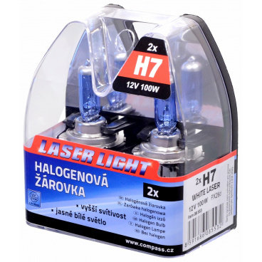 Žiarovka white laser H7 100 W