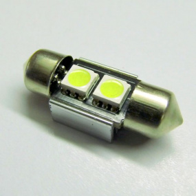 2 LED žiarovka sulfit biela 31 mm s odporom (CANBUS) II - 1 ks