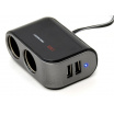 Rozdvojka - adaptér 12 / 24V + 2x USB 2100mA
