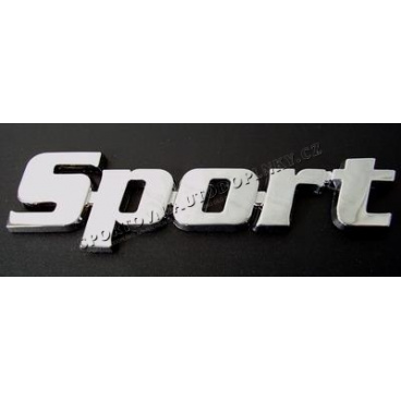 Znak SPORT samolepiace 9x2,3 cm