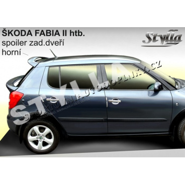 Škoda Fabia II htb spoiler zadných dverí horný (EÚ homologácia)