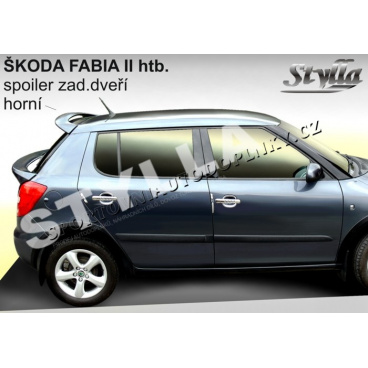 Škoda Fabia II htb spoiler zadných dverí horný (EÚ homologácia) Škoda Fabia II htb spoiler zadných dverí horný (EÚ homologácia)
