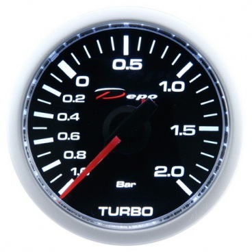 Prídavný budík Depo Racing CSM tlak turba elektrický 52 mm