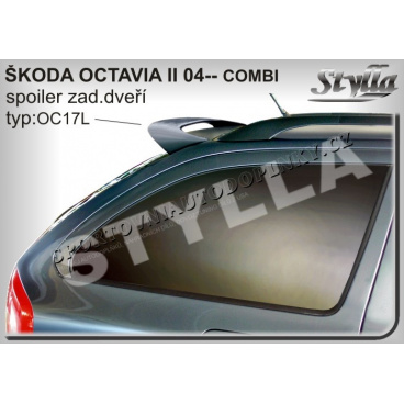 Škoda Octavia II combi 04+ spoiler zadných dverí horný (EÚ homologácia)