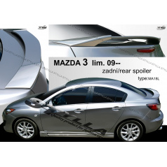 Mazda 3 sedan 2009+ zadný spojler (EÚ homologácia)