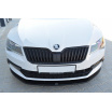 Spoiler pod predný nárazník Ver.3 pre Škoda Superb Mk3, Maxton Design (čierny lesklý plast ABS)
