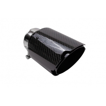 Koncovka tlmiča 89mm vstup 76mm Carbon Gloss
