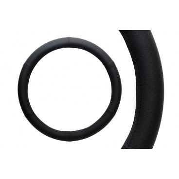 Perforovaný kožený poťah na volant automobilu M 37-39cm