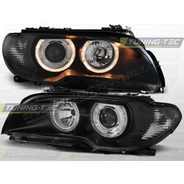 BMW E46 03-06 Angel Eyes black (LPBM84) - coupe, cabrio