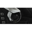 VW Golf 5 10.2003-09 predné číre svetlá LED DRL black (LPVWM6)