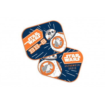 Bočné clony 2 ks 44*35 cm STAR WARS BB8