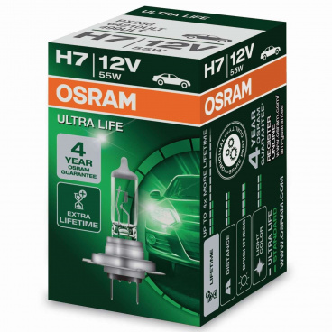 Halogénová žiarovka Osram Ultra Life H7 55W (4 roky záruka) 1 ks