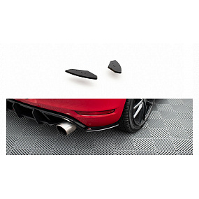 Splitter Volkswagen Golf VI GTI Tył Boczne Racing Durability Black Splitter Volkswagen Golf VI GTI Tył Boczne Racing Durability Black