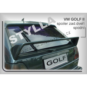 Volkswagen Golf II (83-91) spoiler zadných dverí (EÚ homologácia)