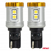 LED žiarovky STANDARD W16W T15 3030 8SMD + 3020 1SMD biele 12V 24V
