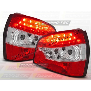 AUDI A3 (8L) 1996-03 zadné LED lampy RED WHITE (LDAU01)