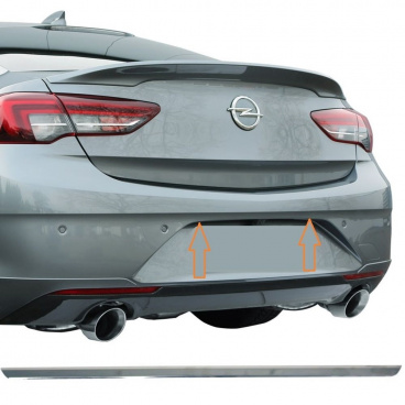 Nerez lišta nad zadnou ŠPZ Opel Insignia B 2017+ sedan