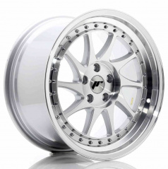 JR Wheels JR26 18x9,5 ET35 5x120 Strieborná Leštená Čelná Strana