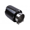 Koncovka tlmiča 89mm vstup 70mm Carbon Gloss